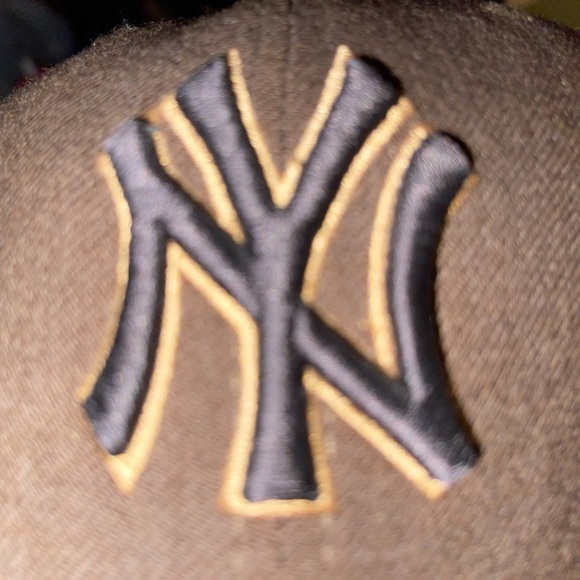 Vintage MLB New Era NY Yankees Fitted Baseball Hat Size 7 3/8 - Picture 6 of 8